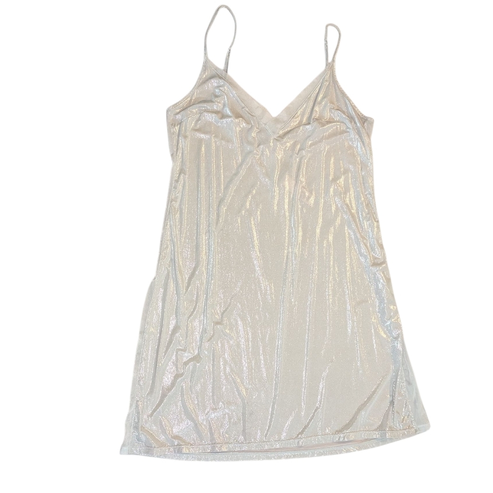 Victoria's Secret Silver Tank Sleep Dress Small